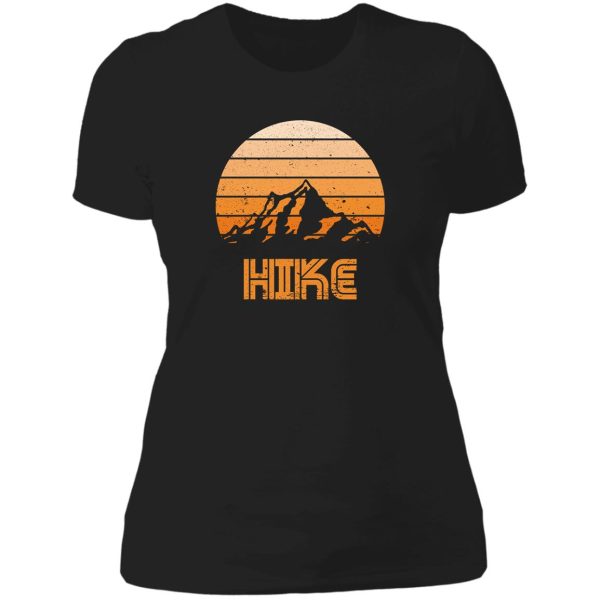 retro hike lady t-shirt