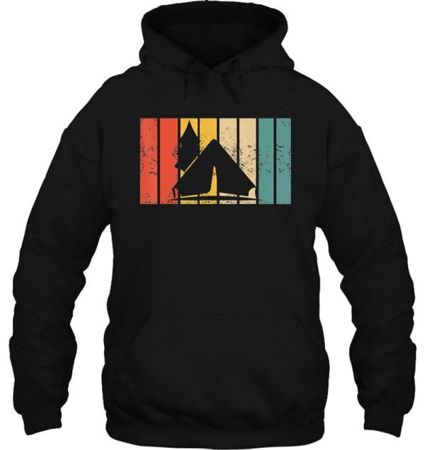retro tent camping i outdoor campfire adventure outdoor camper funny mountain hoodie