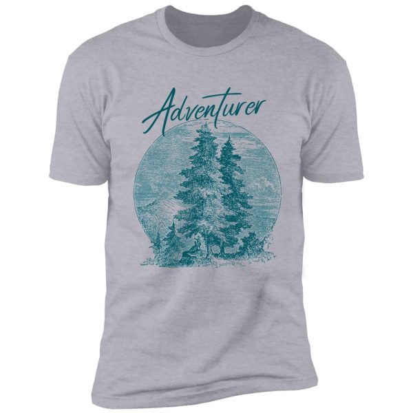 retro vintage wilderness adventurer shirt