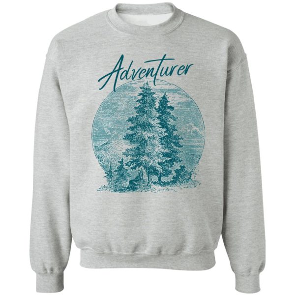 retro vintage wilderness adventurer sweatshirt