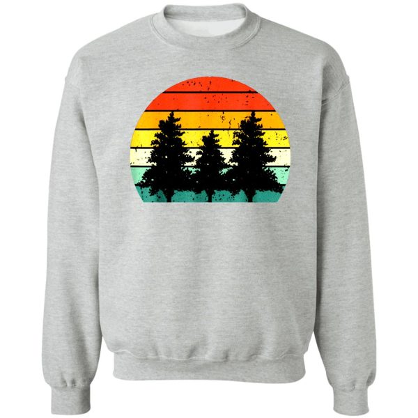 retro wilderness - outdoor sweatshirt