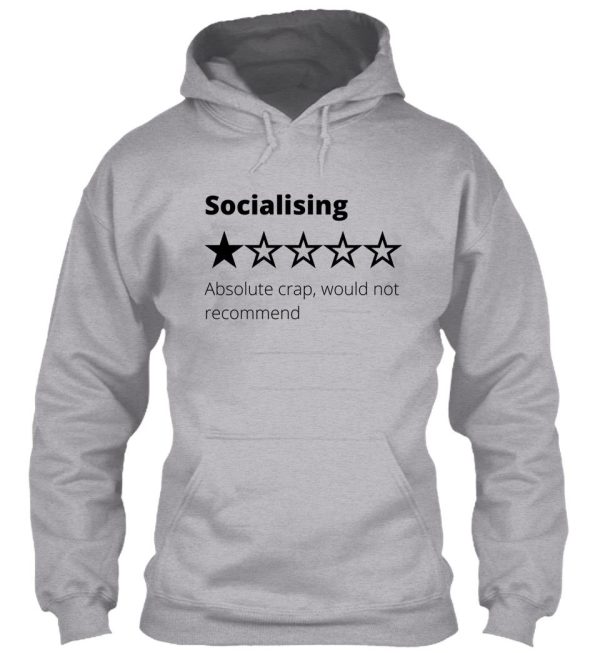 review of socialising hoodie