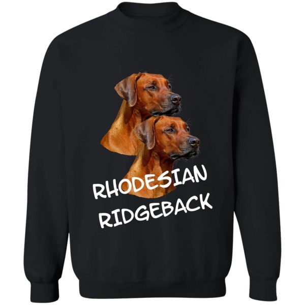 rhodesian ridgeback dog lover sweatshirt