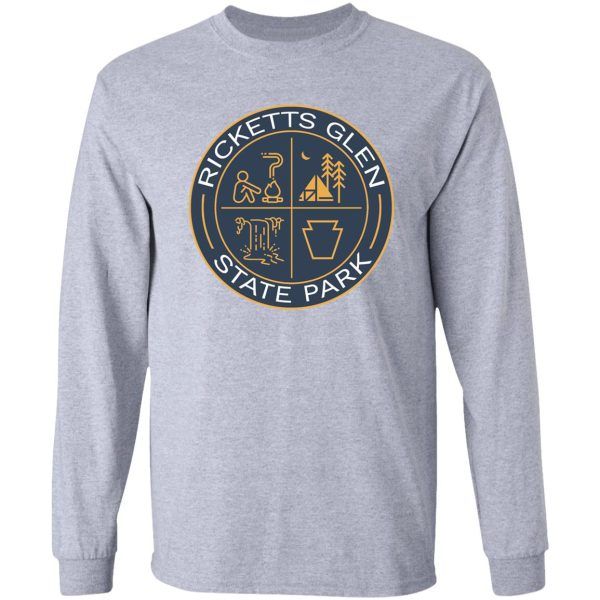 ricketts glen heraldic logo long sleeve