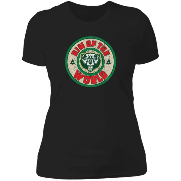 rim of the world lady t-shirt