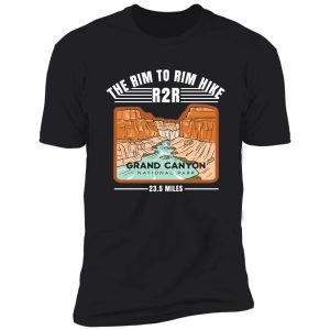 rim to rim grand canyon hiking trail shirt