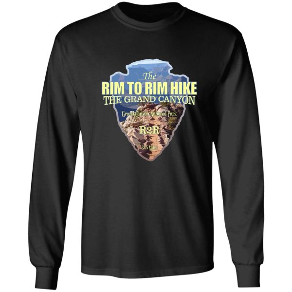 rim to rim trail (arrowhead) long sleeve