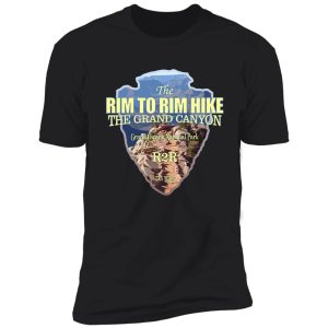 rim to rim trail (arrowhead) shirt