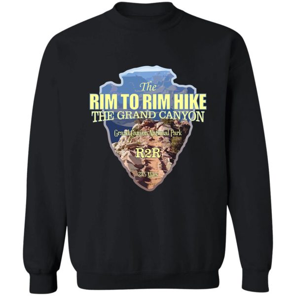 rim to rim trail (arrowhead) sweatshirt