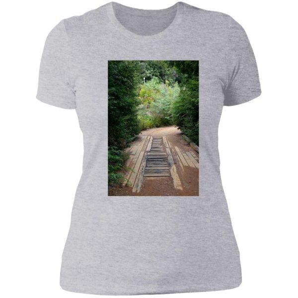 road to somewhere lady t-shirt
