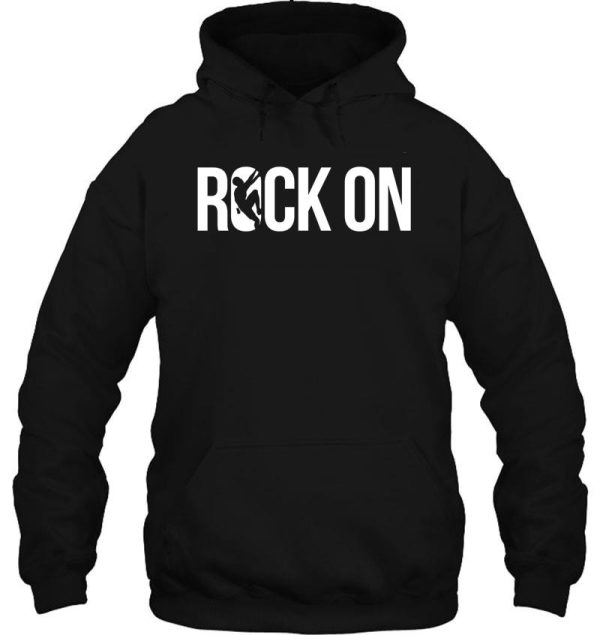 rock climber mountain climber rock on hoodie