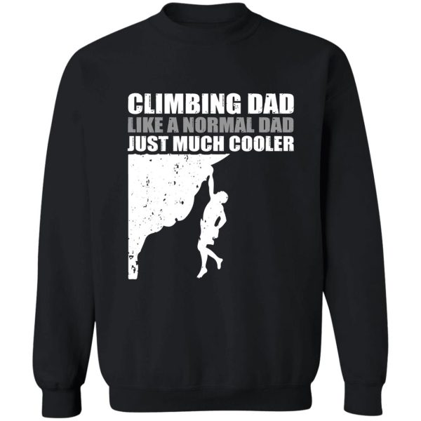 rock climbing dad definition v4 sweatshirt