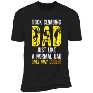 rock climbing dad shirt