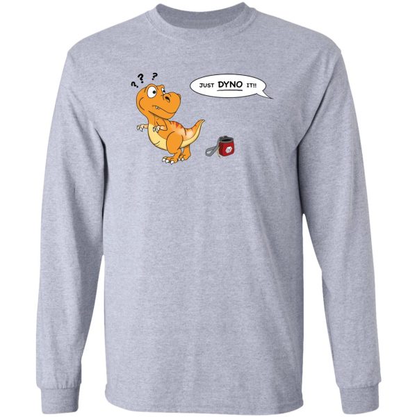 rock climbing dino dyno long sleeve