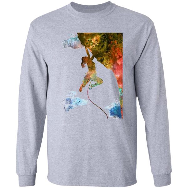 rock climbing extreme sport woman climbing woman climber long sleeve