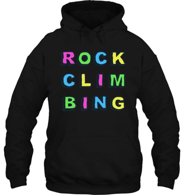 rock climbing hoodie