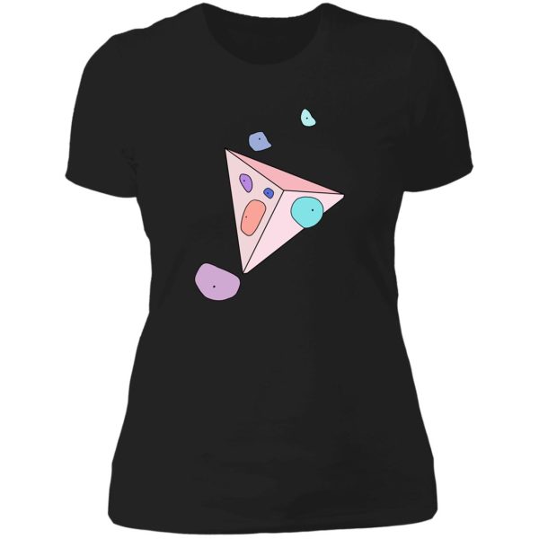 rock climbing lady t-shirt