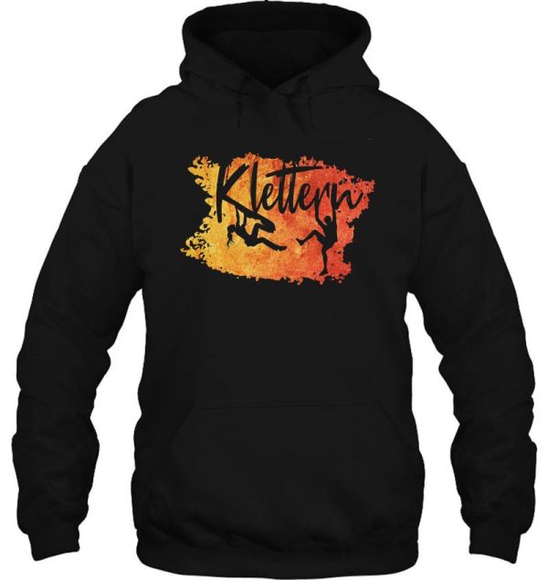 rock climbing lettering climber female climber fire and flame bouldering climbing gifts hoodie