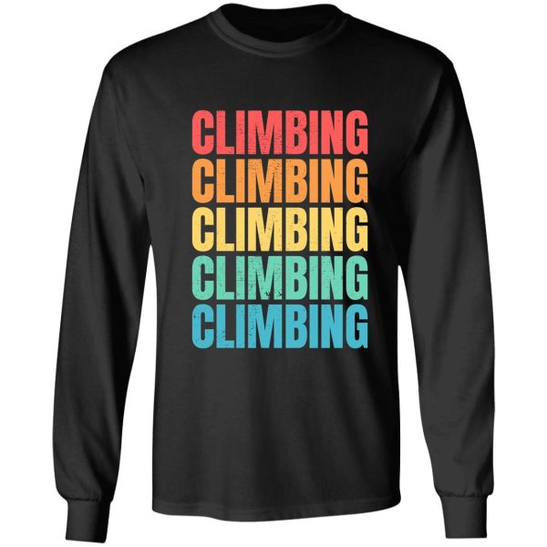 rock climbing long sleeve