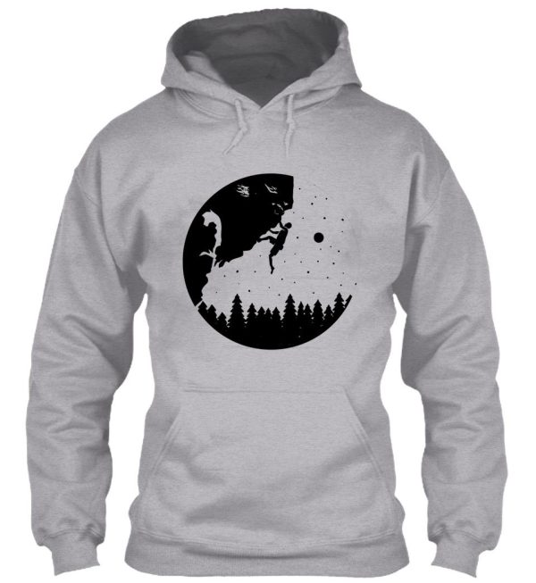 rock climbing man hoodie