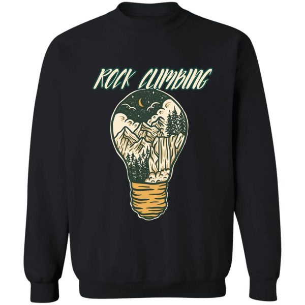 rock climbing sweatshirt