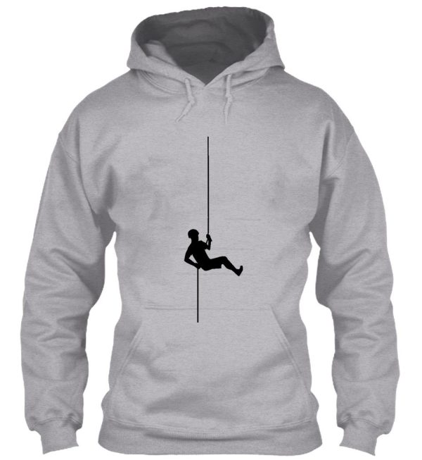 rock climbing t-shirt climber hold rope mountain climb tee hoodie