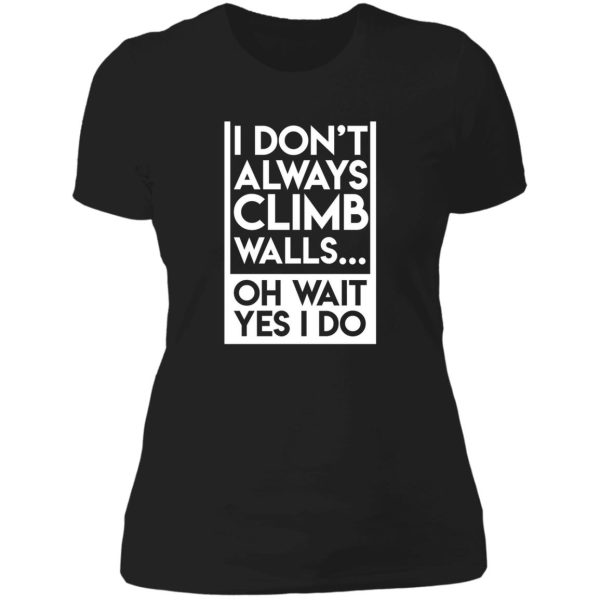 rock-climbing-tshirt lady t-shirt