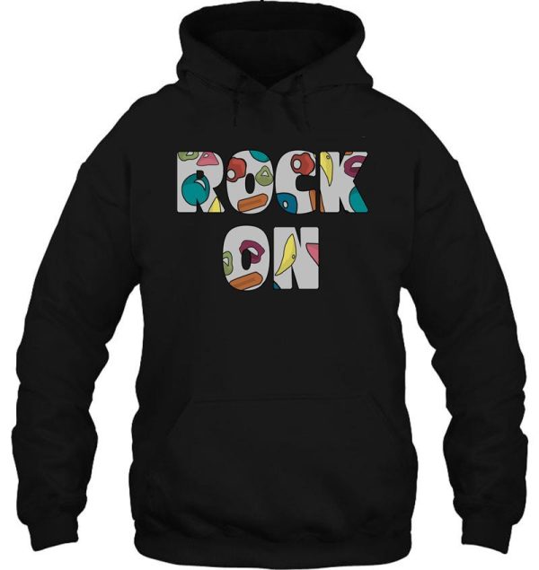 rock on rock climbing hoodie