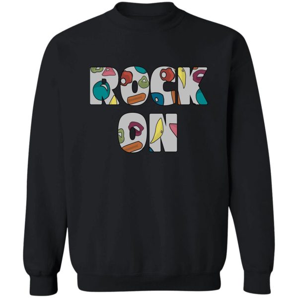 rock on rock climbing sweatshirt
