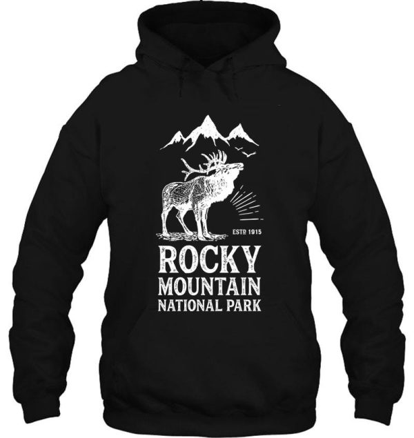 rocky mountain national park shirt colorado vintage elk t shirt hoodie