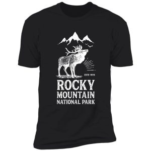 rocky mountain national park shirt colorado vintage elk t shirt shirt