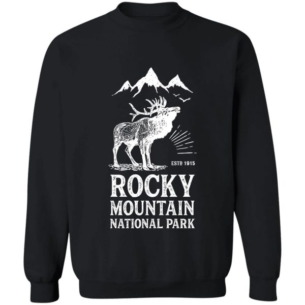rocky mountain national park shirt colorado vintage elk t shirt sweatshirt