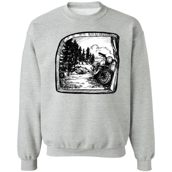rocky mountain roll - tent view sweatshirt