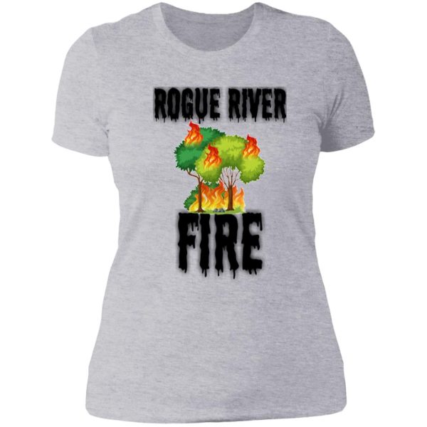 rogue river fire lady t-shirt