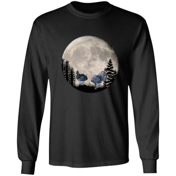 romantic turkey with bat at night in the moonlight long sleeve
