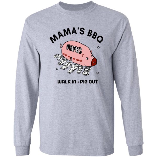 ronald and his bbq t shirt long sleeve