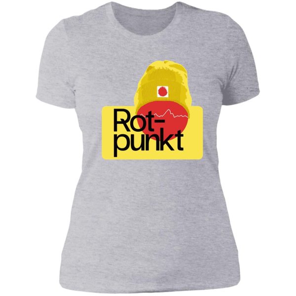 rotpunkt redpoint free climbing lady t-shirt