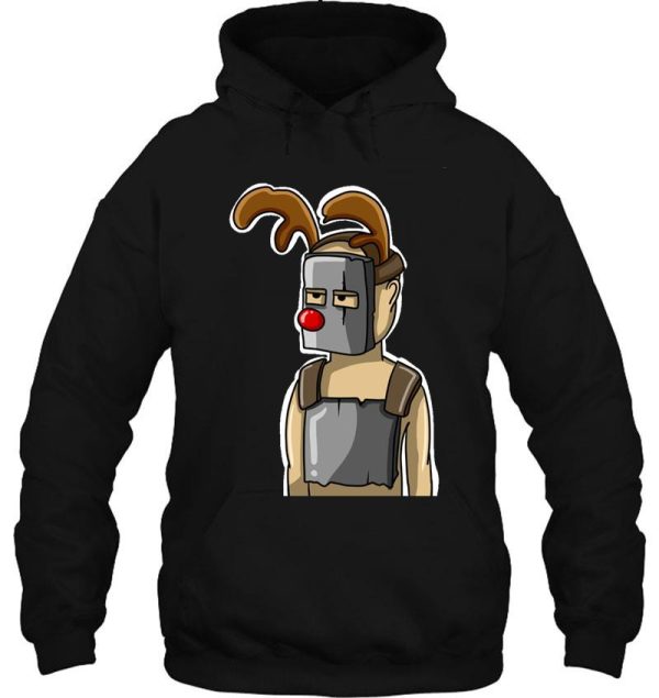 rust christmas warrior hoodie
