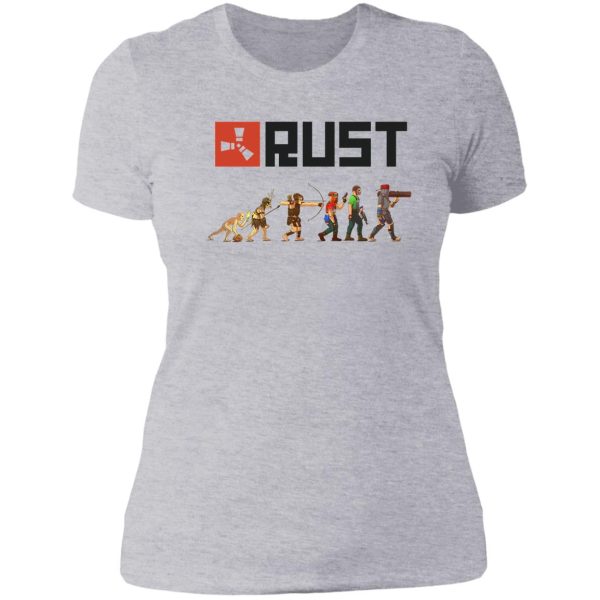 rust evolution lady t-shirt