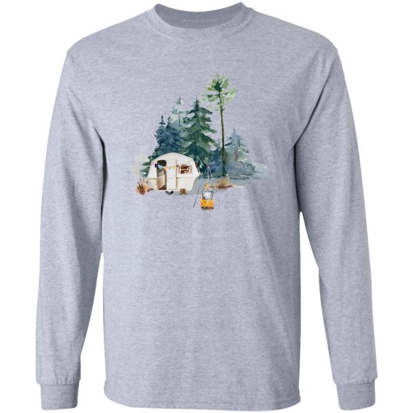 rustic wilderness camping design long sleeve