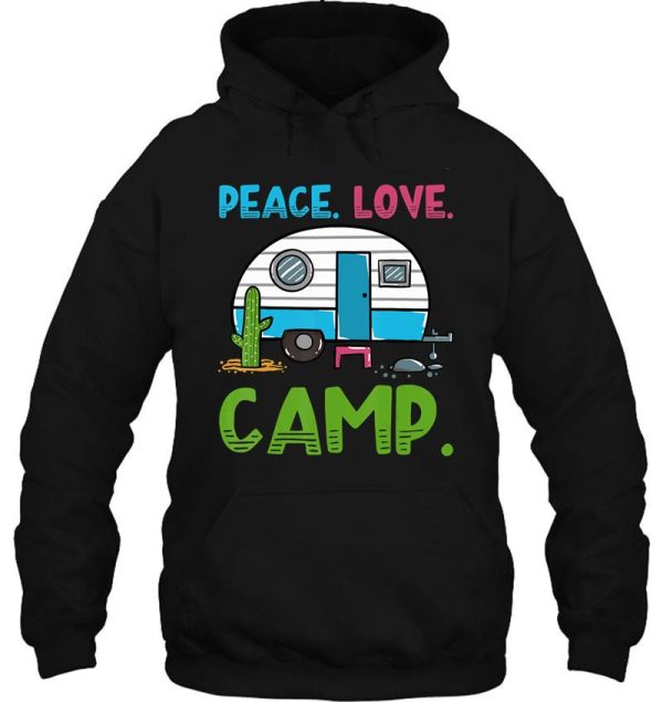 rv camping camper campfire adventure outdoor camper funny mountain hoodie