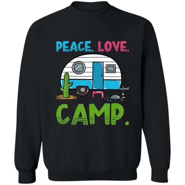 rv camping camper campfire adventure outdoor camper funny mountain sweatshirt