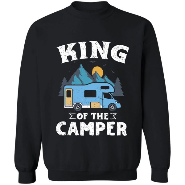 rv fan king camper gift design idea for rv camper fan graphic sweatshirt