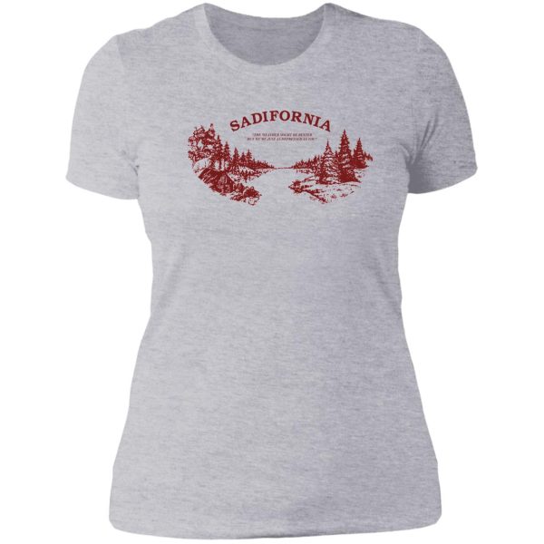 sadifornia california lady t-shirt