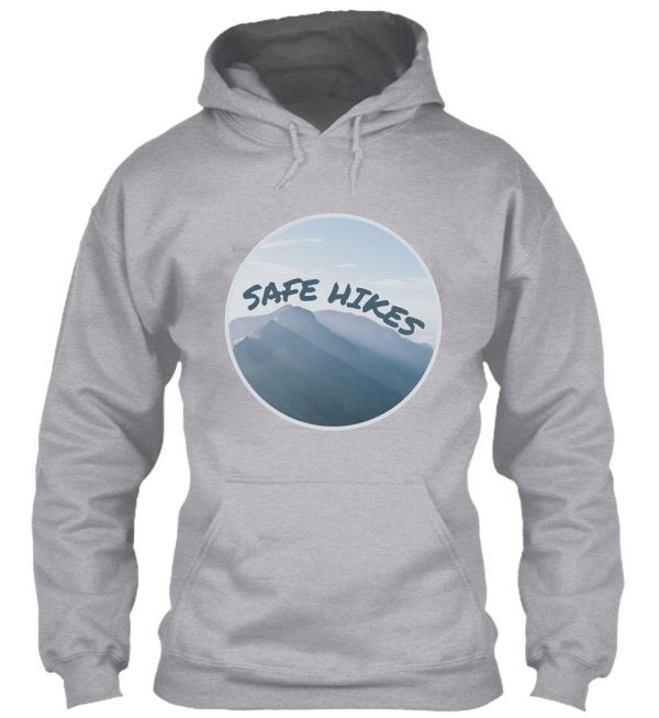 safe hikes lucky logo hoodie