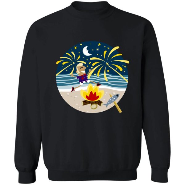 san juan beach party sweatshirt