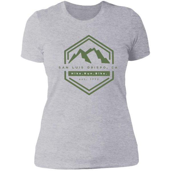 san luis obispo mountains lady t-shirt