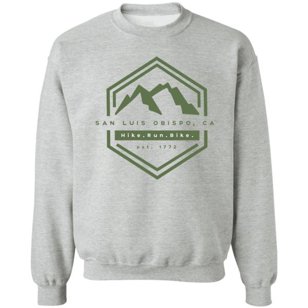 san luis obispo mountains sweatshirt