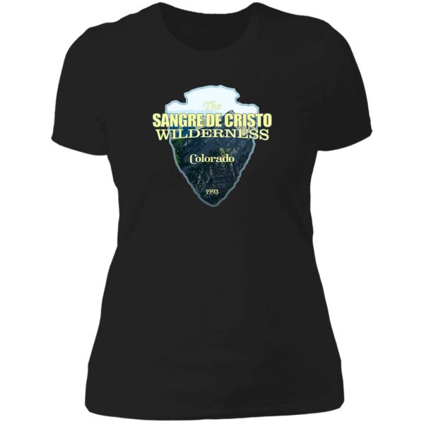 sangre de cristo wilderness (arrowhead) lady t-shirt