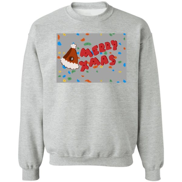 santa christmas climbing wall sweatshirt